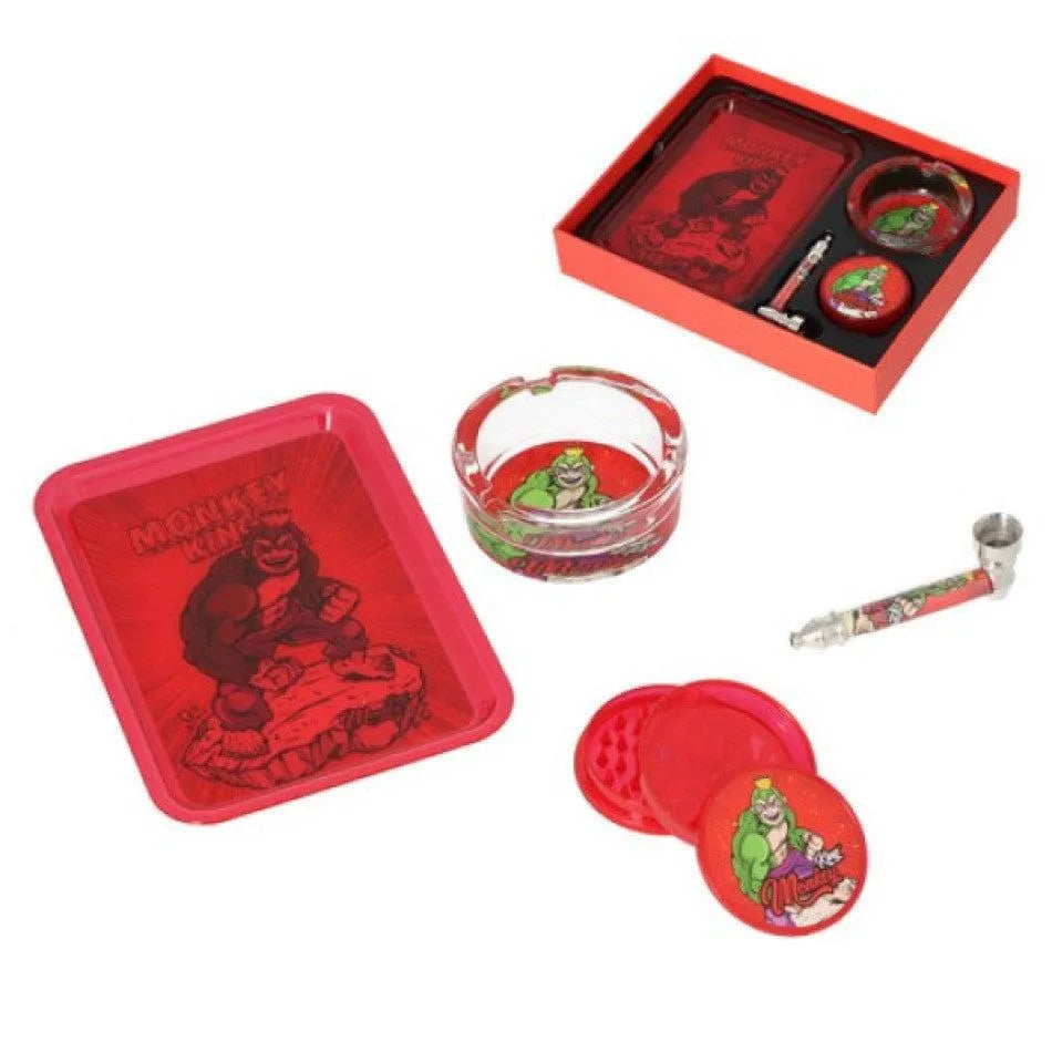 Monkey Grinder Set 4tlg. in rot-HHCFriends