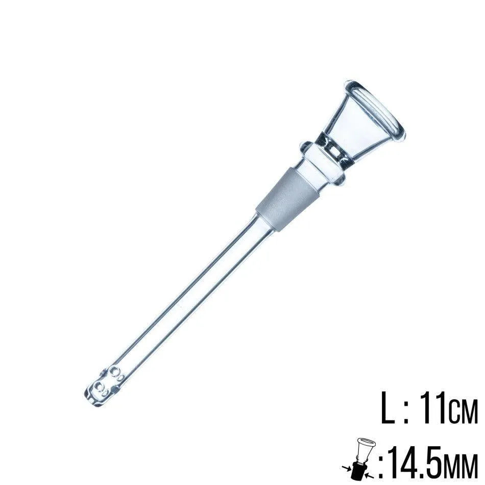 Glaschillum Diffuser „kleiner Trichter“ – 14.5 Schliff, 11 cm-HHCFriends