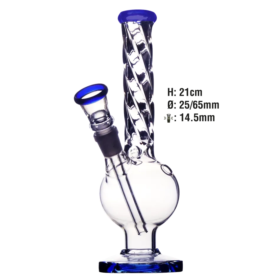 Twister Glasbong Bauch 21cm-HHCFriends