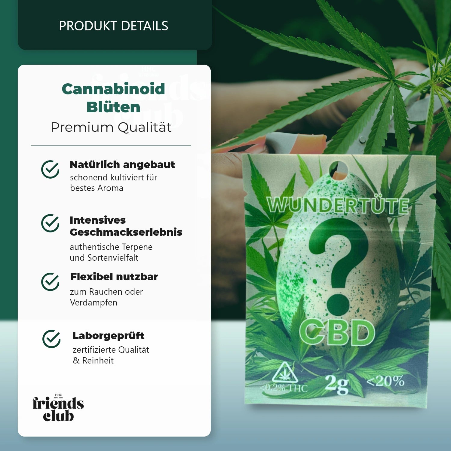 CBD Blüte Wundertüte-HHCFriends