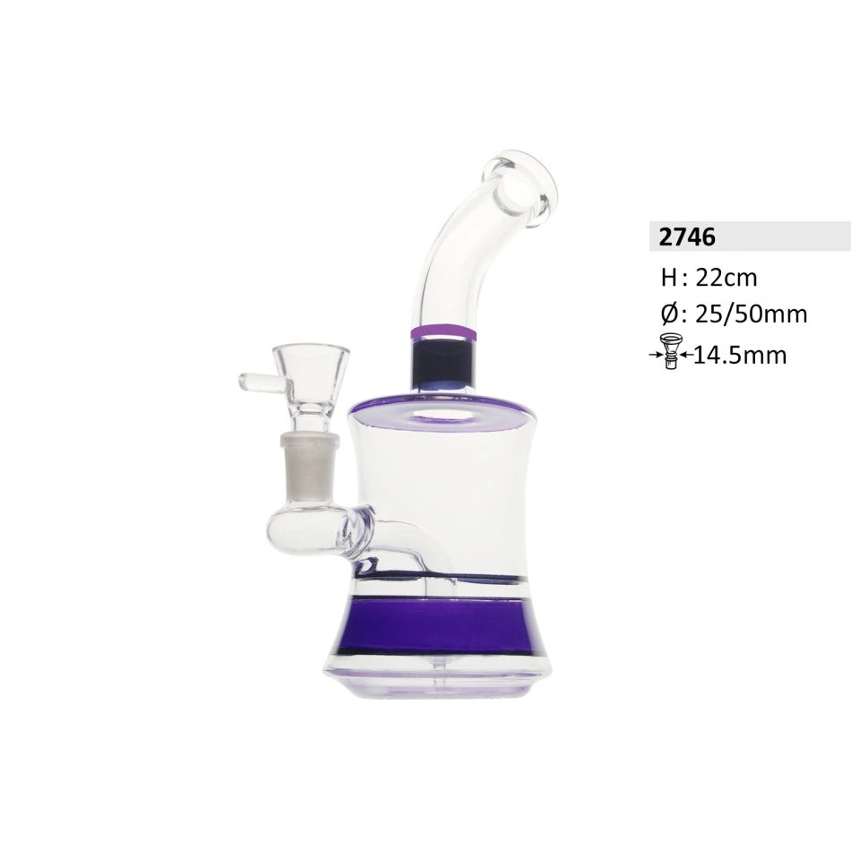 Glasbong Dunkelblau - 22cm-HHCFriends