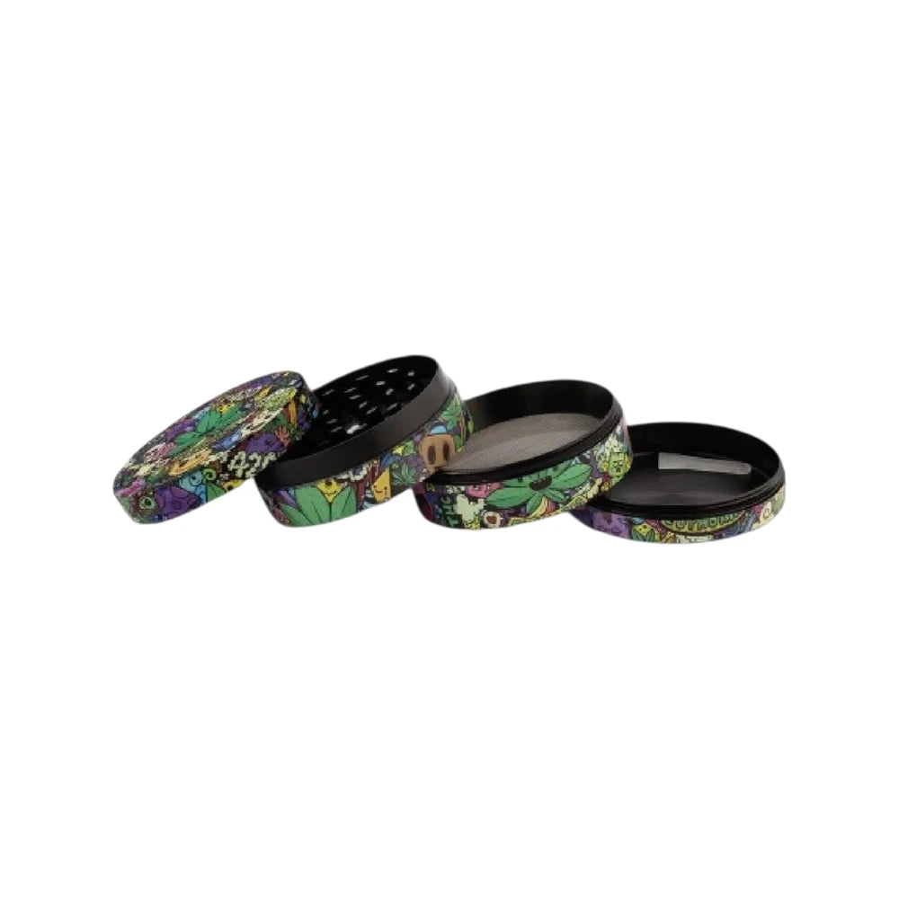 Metall-Grinder Whimsical 63 mm 4-teilig