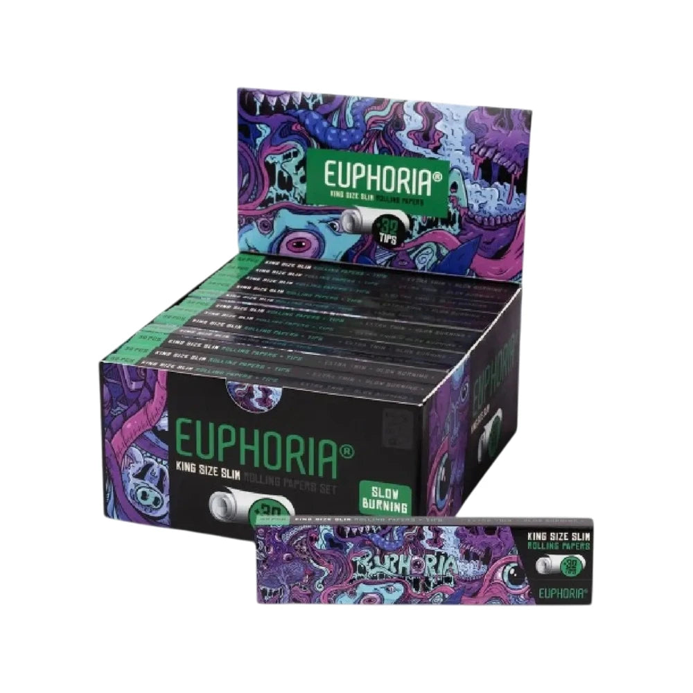 Psychedelische Rolling Papers Kingsize Slim + Filter